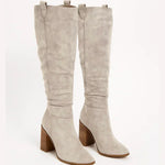 Nahir | SUEDE BLOCK HEEL BOOTS