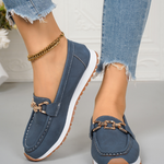 Ella - Orthopedic Flat Buckle Loafers