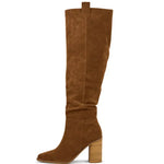 Alice | SUEDE BLOCK HEEL BOOTS