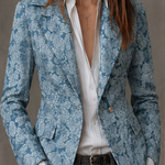 Estelle | Fitted Cashmere Jacquard Blazer