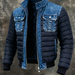 Camille | Elegant Denim-Accented Quilted Jacket
