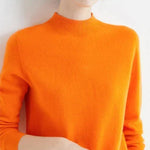 Aurelia | Soft-Touch High-Neck Classic Style Sweater
