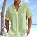 Cooper | Tropical Trim Resort Shirt