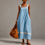 Carol - Color Block Pocket Dress