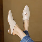Olga™ | Genuine Leather Mules