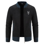 Peter | Knit Cardigan with Deer Detail
