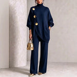 Audrey | Elegant Button-Detail Knit Set
