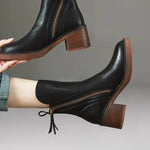 Lorraine | Low Heel Fall Ankle Boots