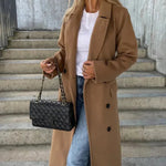 Leilani | Long Lapel Button-Front Coat