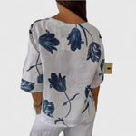Natividad | Chic Floral Pattern Blouse