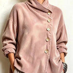 Olivia | Corduroy Button-Up Top