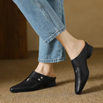 Olga™ | Genuine Leather Mules