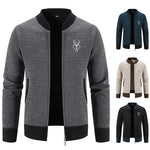 Peter | Knit Cardigan with Deer Detail