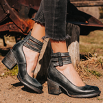 Aubrey | Block Heel Ankle Shoes