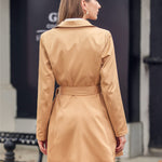 Zeagoo Women's Trench Coats Double-Breasted Coat with Belt