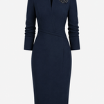 Sienna Sullivan | V-Neck Midi Dress For Women