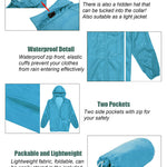 Waterproof Rain Packable Hooded Windbreaker - Nadorine (Us Only)