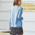 Nadorine Women's Button Down Crochet Sweater Cardigan