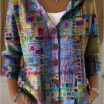 Grace | Button Hooded Sweater