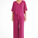 Hannah Sullivan | Elegant Two-Piece Chiffon Set For Women