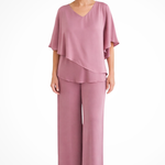 Hannah Sullivan | Elegant Two-Piece Chiffon Set For Women