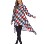 Nadorine Women Pullover Hoodies Sweatshirt Long Sleeve High Low Sweater Oversize Top with Pocket (Us Only)