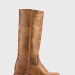Josefina | WOMEN'S LEATHER KNEE-HIGH BOOTS WITH HEELS