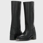 Josefina | WOMEN'S LEATHER KNEE-HIGH BOOTS WITH HEELS