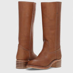 Josefina | WOMEN'S LEATHER KNEE-HIGH BOOTS WITH HEELS
