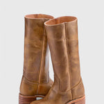 Josefina | WOMEN'S LEATHER KNEE-HIGH BOOTS WITH HEELS