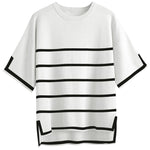 Nadorine Knit Short Sleeve Tops