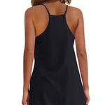 Casual 2-in-1 Romper Dress with Shorts Underneath