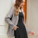 Open Front Work Office Jackets Blazer