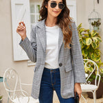 Open Front Work Office Jackets Blazer