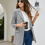 Open Front Work Office Jackets Blazer