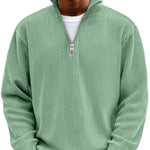 John | Ribbed Half-Zip Sweater