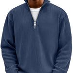 John | Ribbed Half-Zip Sweater