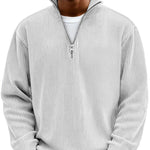 John | Ribbed Half-Zip Sweater