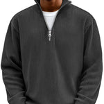 John | Ribbed Half-Zip Sweater