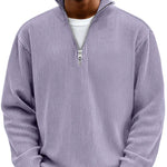 John | Ribbed Half-Zip Sweater