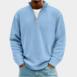John | Ribbed Half-Zip Sweater