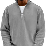 John | Ribbed Half-Zip Sweater