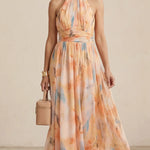Naia | Watercolour Print Dress