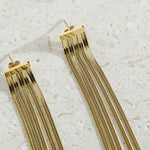 18k Gold Plated Glam Time Earrings Gold