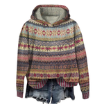 Brielle | Ethnic Retro Hoodie