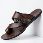 Riviera Crossover Leather Sandals