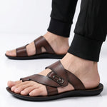 Riviera Crossover Leather Sandals