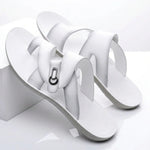 Riviera Crossover Leather Sandals