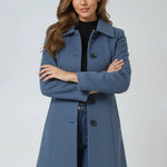 Josephine - Single Breasted Winter Trench Coat