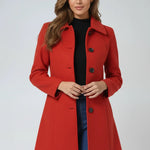 Josephine - Single Breasted Winter Trench Coat